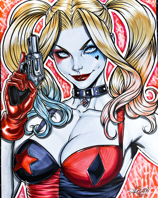 Image for ADA Harley Quinn A4 Original