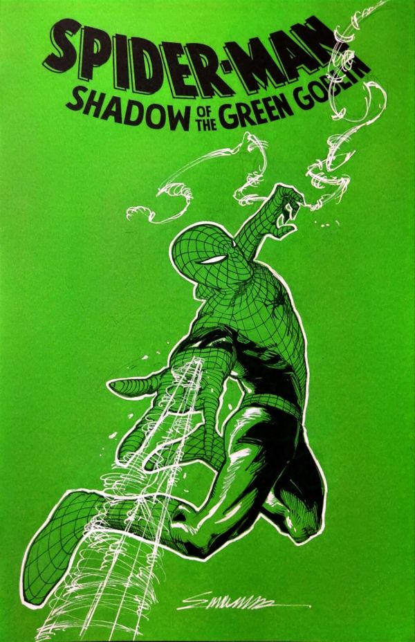Image for Spider Man sketch cover by Manu Silva