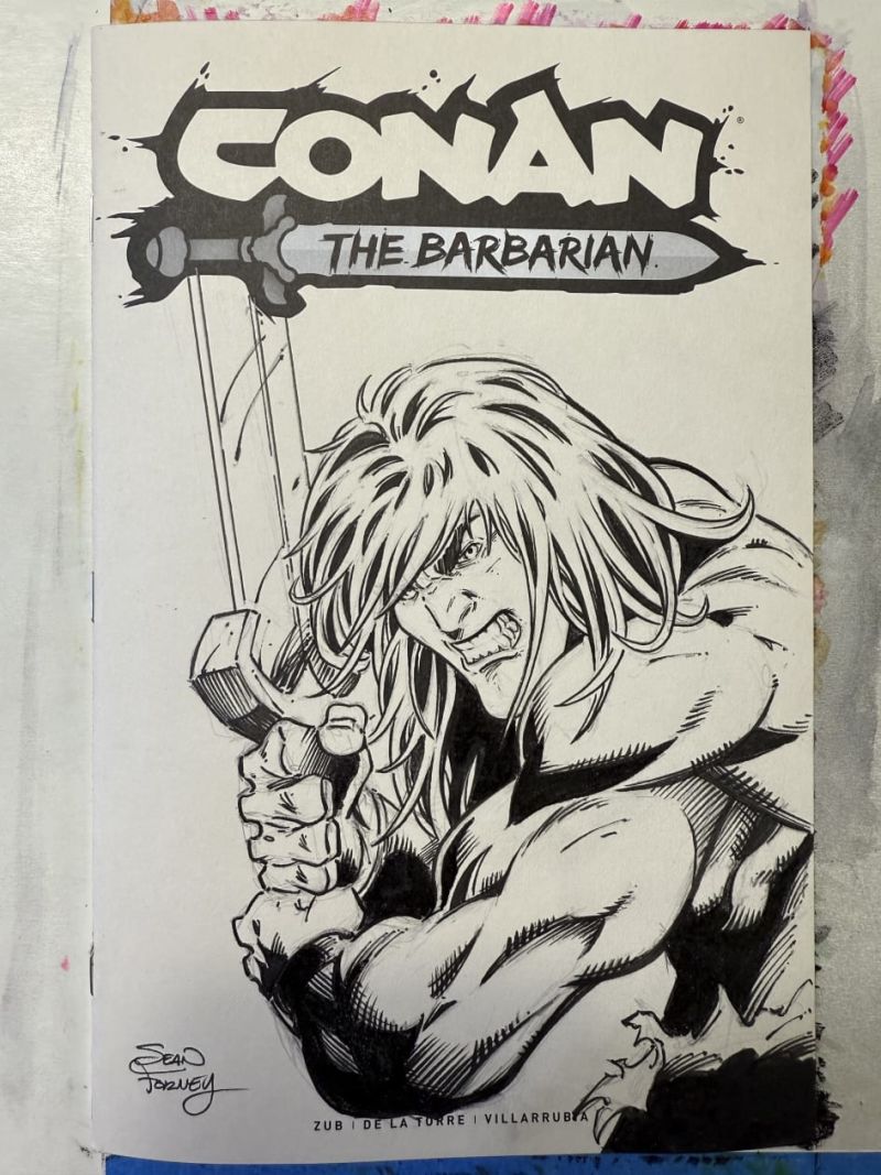 Conan sketch cover. Sketch Covers Listed by Sean Forney | Raremarq