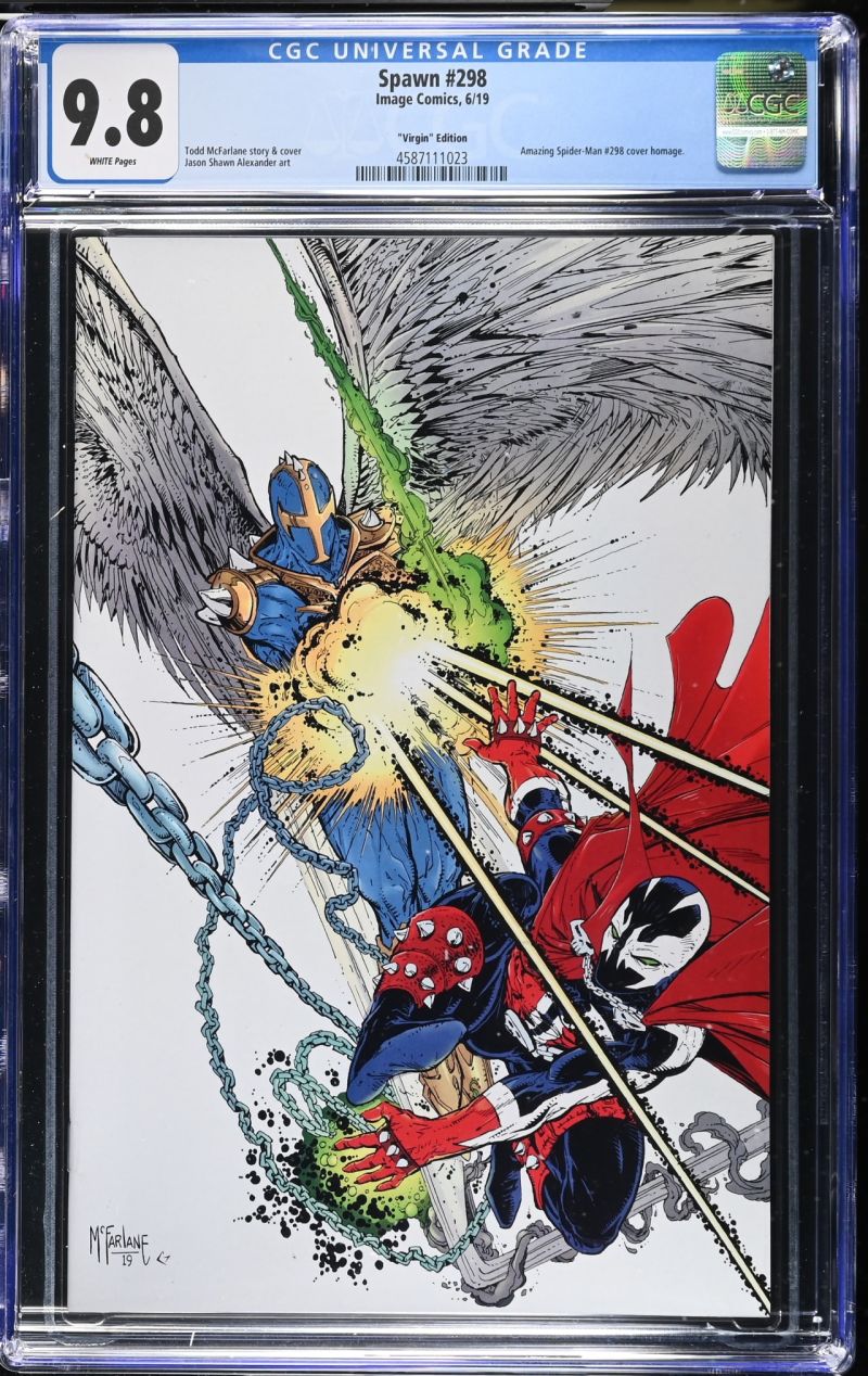 Spawn #298 Virgin Edition CGC 9.8 Graded Comics Listed by | Raremarq