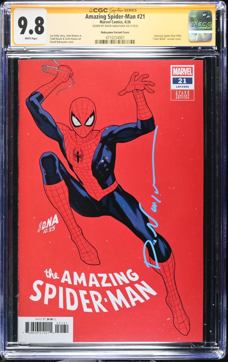 Amazing Spider-Man #21 CGC 9.8 Signed by David Nakayama | Raremarq
