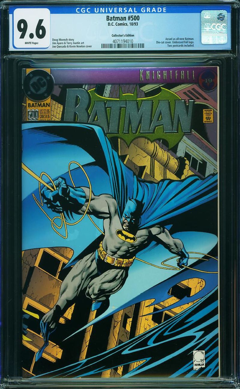 Batman #500 CGC 9.6 Graded Comics Listed by BRIAN WATSON | Raremarq