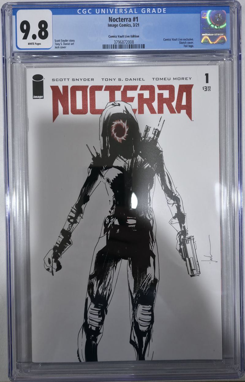 アメコミリーフ Nocterra #1 CGC 9.8 Nocterra #1 Comics Vault Live Edition CGC 9.8 Graded Comics | Raremarq
