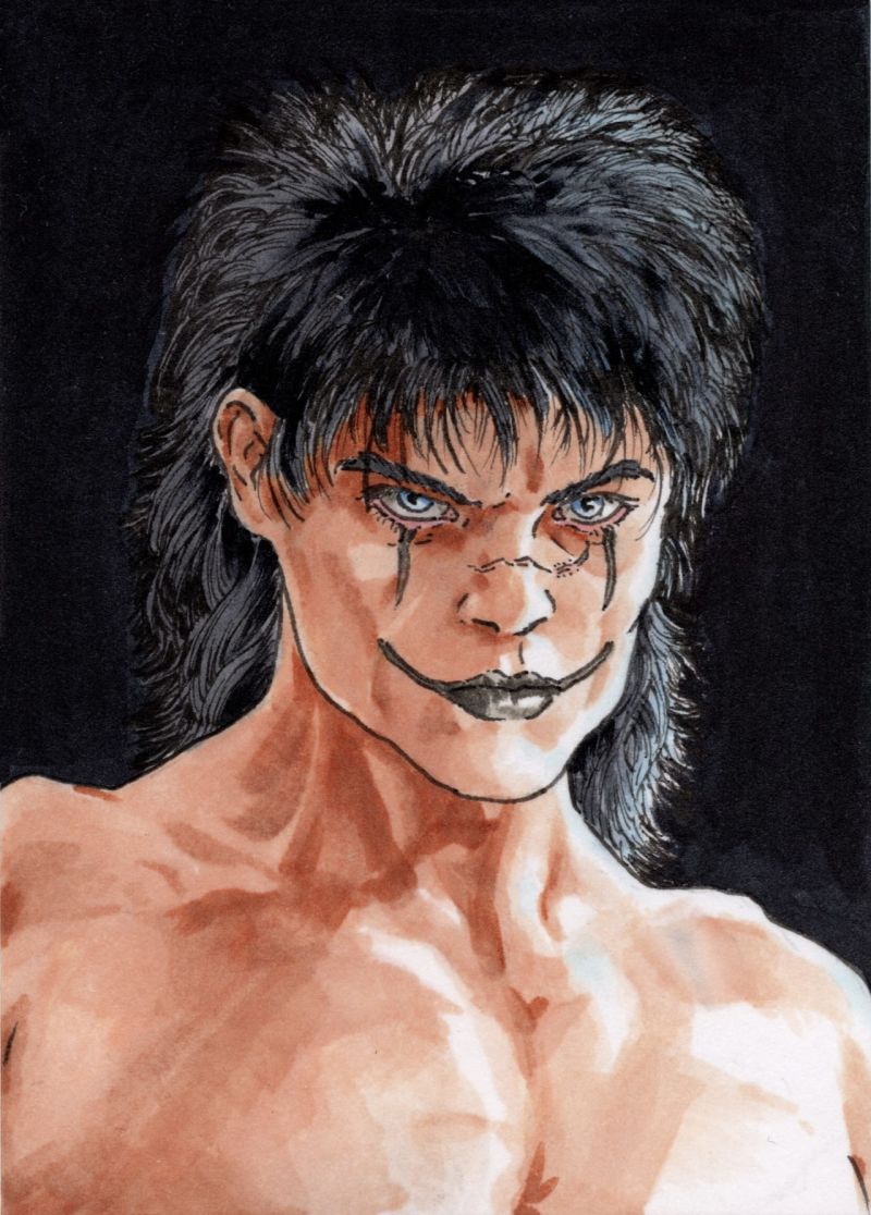 B4原画 crow The Crow Original by Adrian Prudhomme Sketch Cards Listed | Raremarq