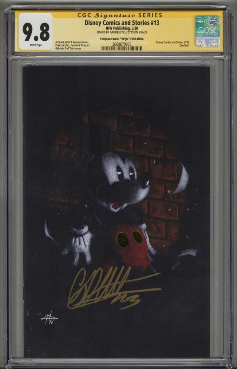 DISNEY COMICS AND STORIES #13 CGC 9.8 SS SIGNED GABRIELE | Raremarq
