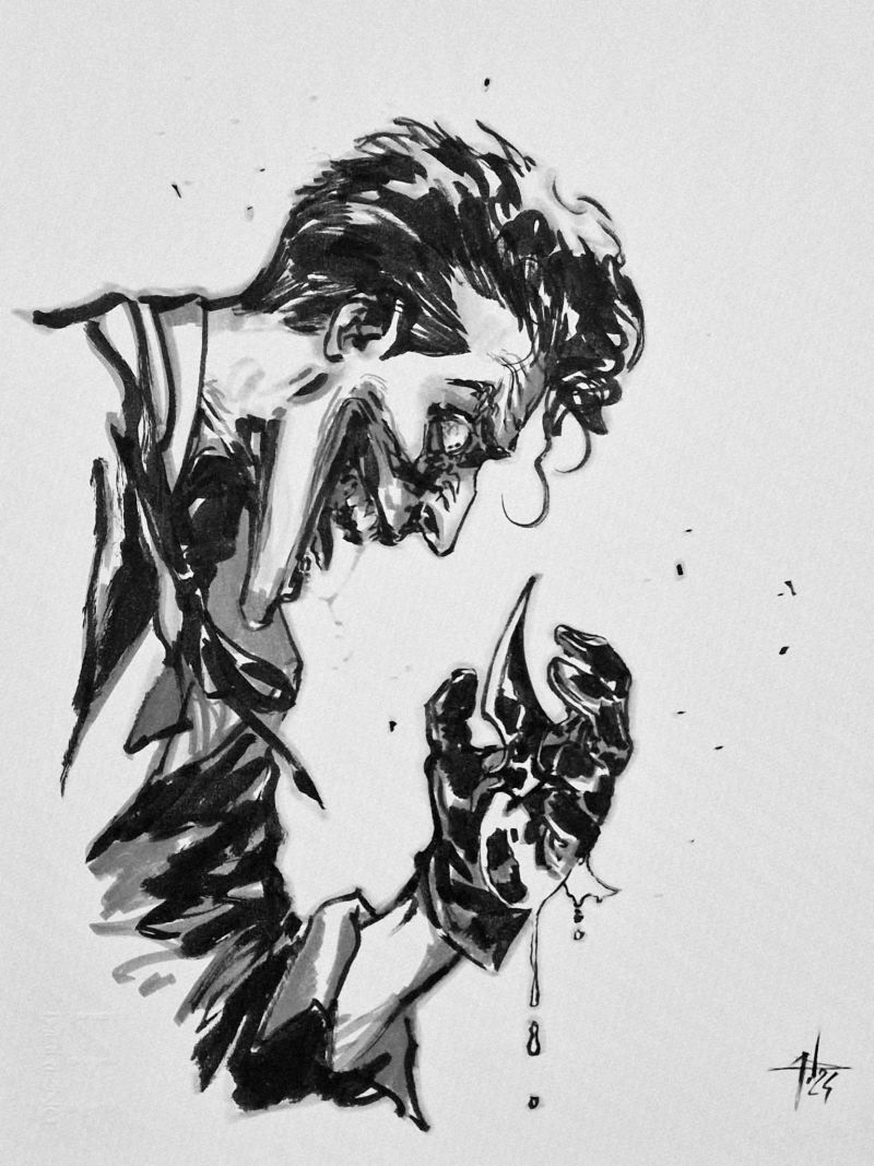 Joker Original Commission by Gabriele Dell'Otto Original | Raremarq