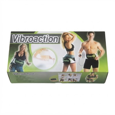 Vibroaction Vibrating Shape Belt - Electric Abdominal Fitness Massager With Bag