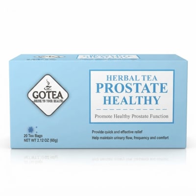 Gotea Prostate Healthy Herbal Tea For Men - Natural Wellness Brew - 20 Bags - 1 Pack