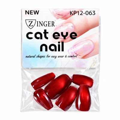 Zinger Cat Eye Nail Set KP12-063 - WINE