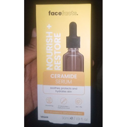 Face Facts Nourish Restore+Ceramide Serum (Face Facts) X1 - Image 1