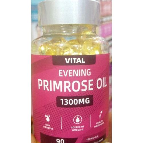 Evening Primrose Oil 1300MG (Vital) 90 Softgel - Image 1