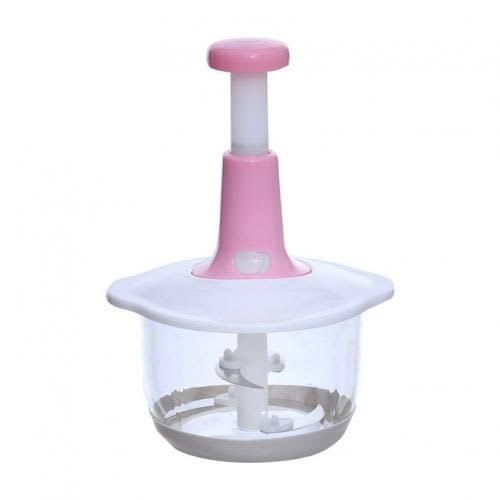 Multifunctional Hand-pat Food/vegetable Chopper (PINK)