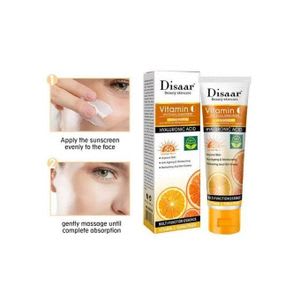 Disaar Vitamin C Whiten Sunscreen Glow And Moisture 50SPF, UVA/UVB PA+++(Disaar) 50gX1 - Image 1