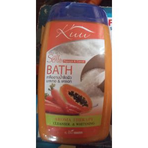 KUU SPA SALT SCRUB PAPAYA AND CARROT BATH - Image 1