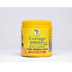 Cottage Fresh Ghana Alata Samina Pure Herbal Soap, 550g - Big Size - Image 1