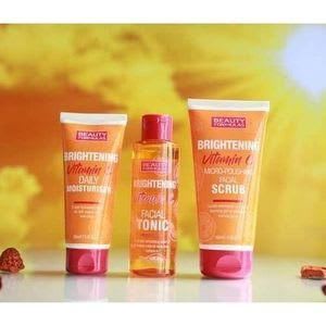 Beauty Formulas 3-in-1 Beauty Vitamin C Facial Set: Facial Scrub, Facial Tonic And Daily Moisturiser (BEAUTY FORMULAS)