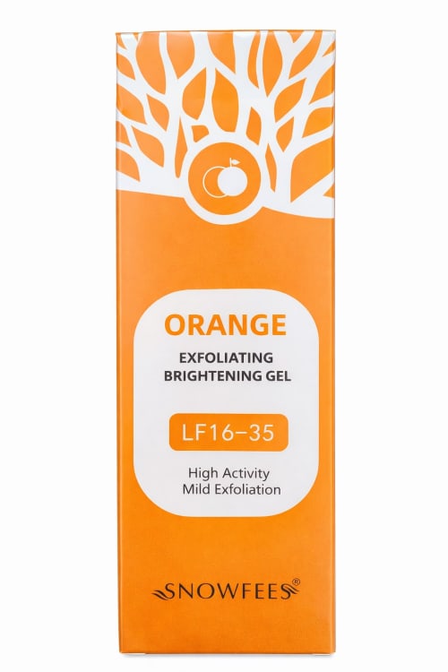 Snowfees Orange Exfoliating Brightening Gel LF16-35 – High Activity Mild Exfoliation Facial Gel - Image 1