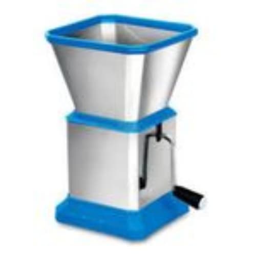 Stainless Hand Grinder: IDEAL FOR Dry Fruits, Peanuts, Chilli, Ginger, Pepper, Tomatoes, Garlic Etc (BLUE)