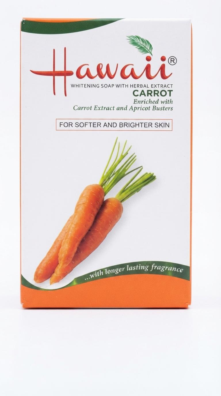 Hawaii Carrot Herbal Extract Complex Soap - 175g - Image 1