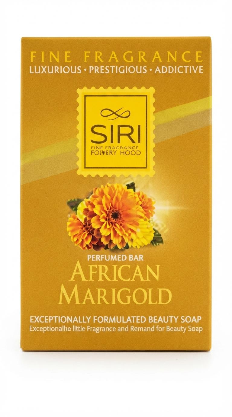 SIRI Fine Fragrance African Marigold Perfumed Beauty Soap - 150g - Image 1
