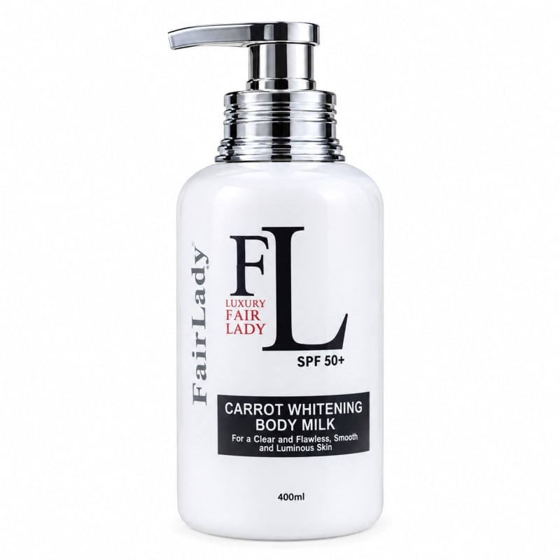 Fair Lady Carrot Body Milk Lotion with SPF 50 Plus 400ml - Image 1