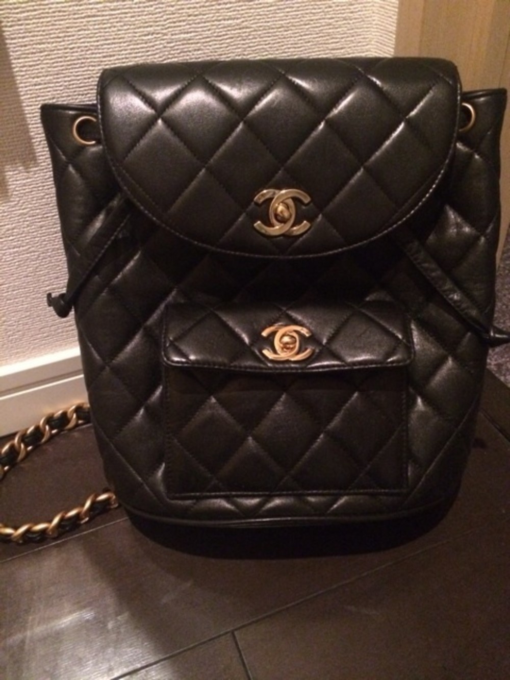 CHANEL ブラック キルティングリュック 【公式通販】