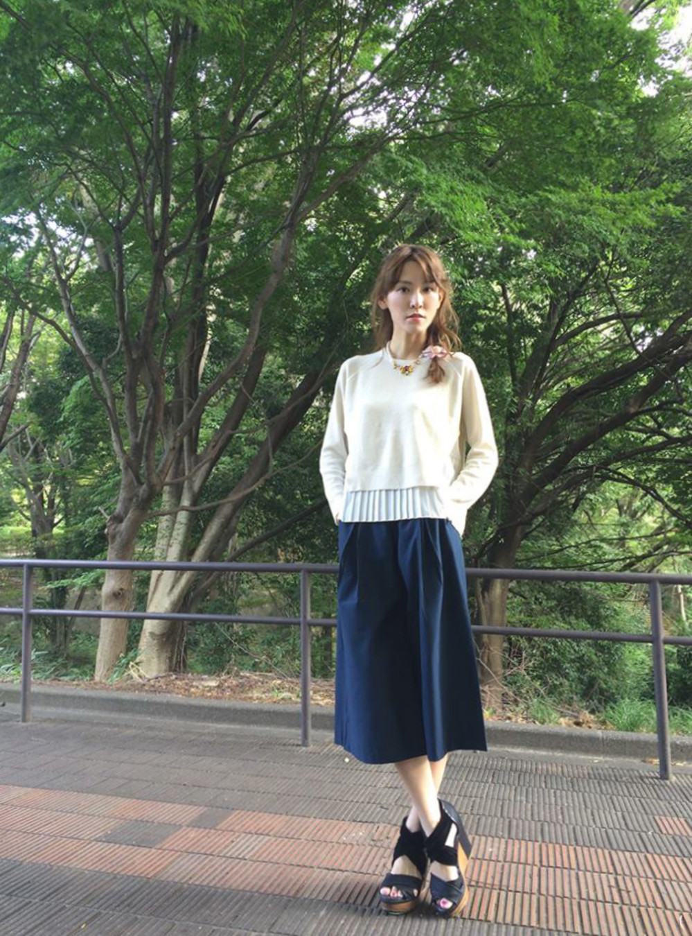 ブラウス ニット 重ね着風のコーディネート一覧 Cbk カブキ