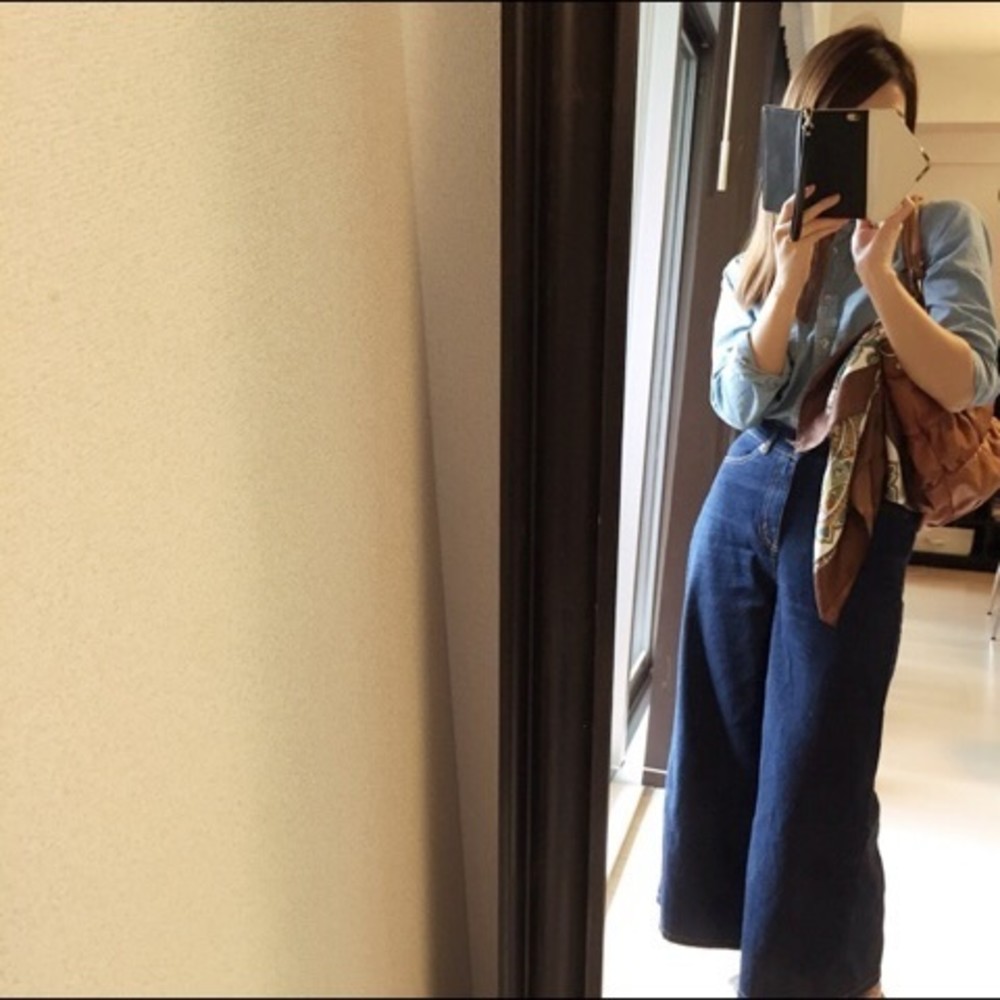 デニム ガウチョパンツのコーディネート一覧 Cbk カブキ