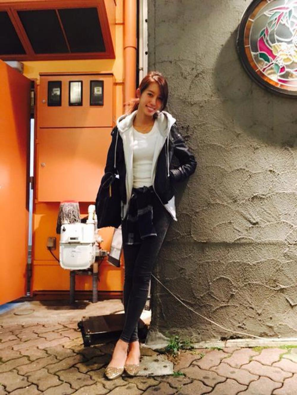 オーダーコーデ　レディース服 ZARAツイードジャケット✖️薄ツヤスカートで今どきコンサバスタイル