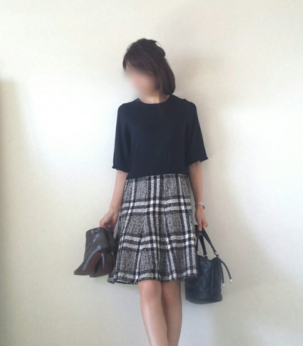 スカート グレー チェック フレアのコーディネート一覧 Cbk カブキ
