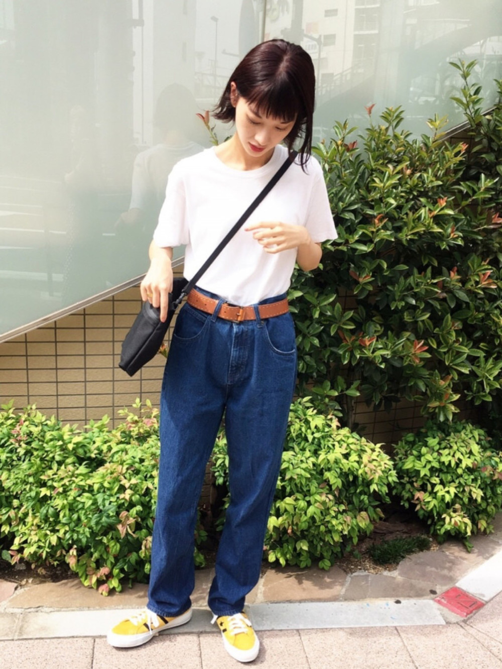 Hanes ヘインズ ホワイト Tシャツのコーディネート一覧 Cbk カブキ