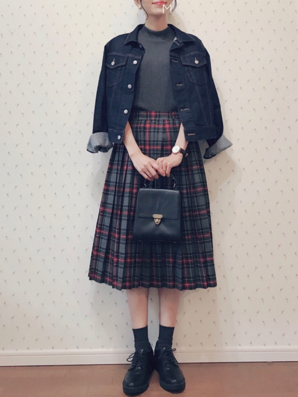 チェックスカートのコーディネート一覧 Cbk カブキ