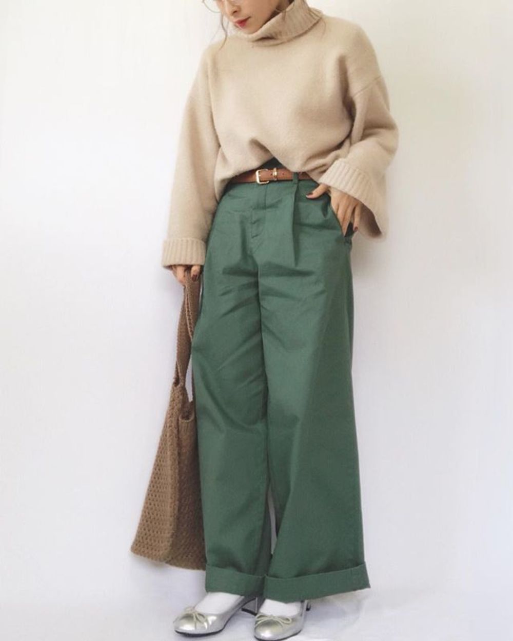 ワイド チノパンのコーディネート一覧 Cbk カブキ