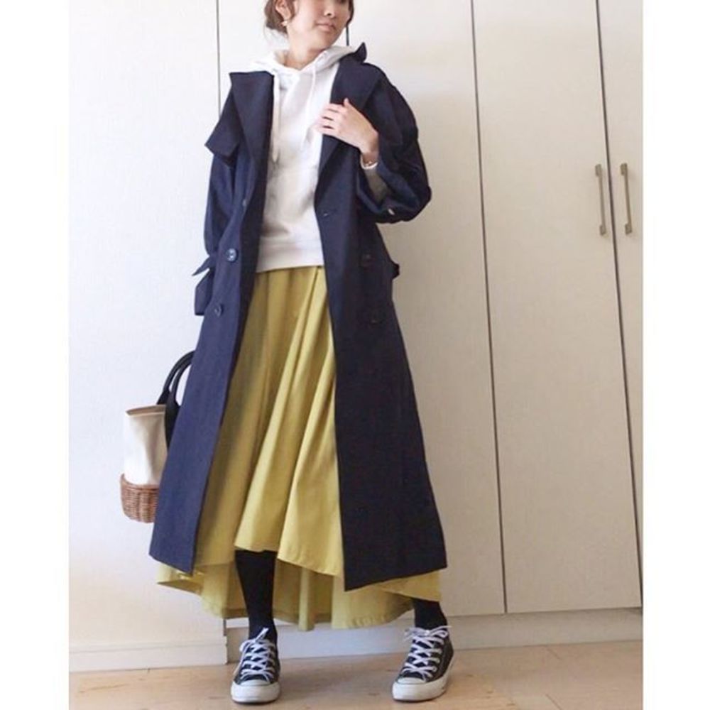 ネイビー トレンチコートのコーディネート一覧 Cbk カブキ