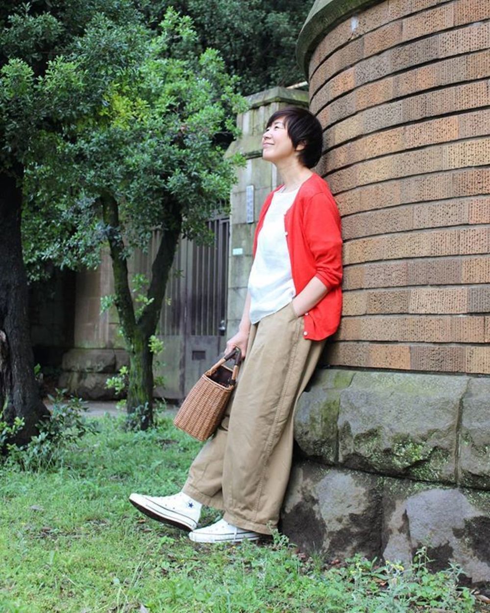 赤 カーディガンのコーディネート一覧 Cbk カブキ