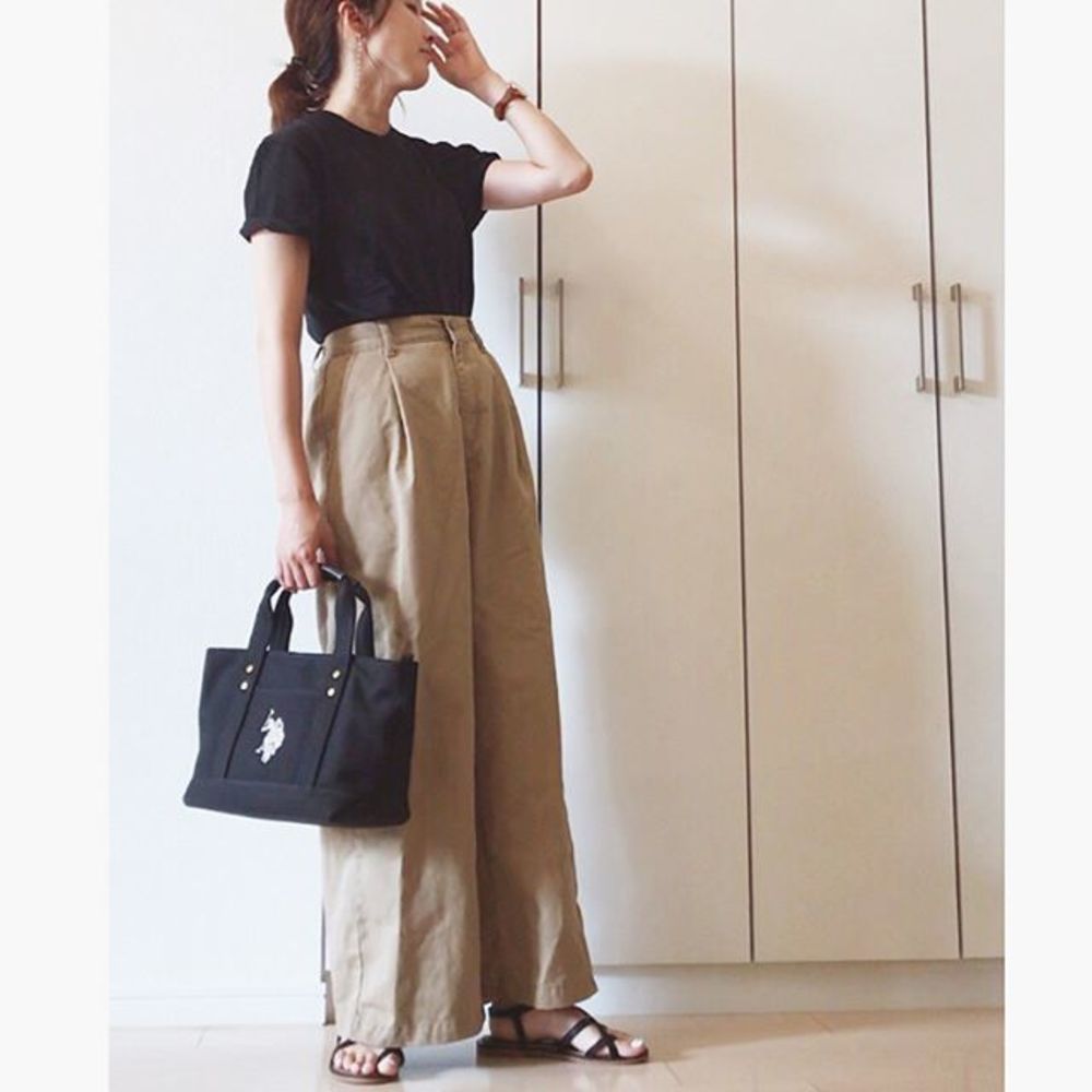 ベージュ チノパン ワイドパンツのコーディネート一覧 Cbk カブキ