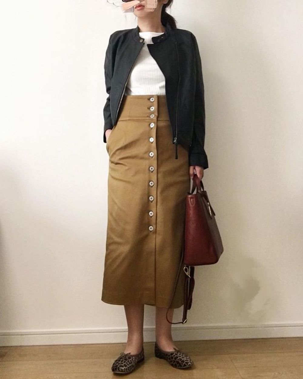 トートバッグ ブラウン レザーのコーディネート一覧 Cbk カブキ