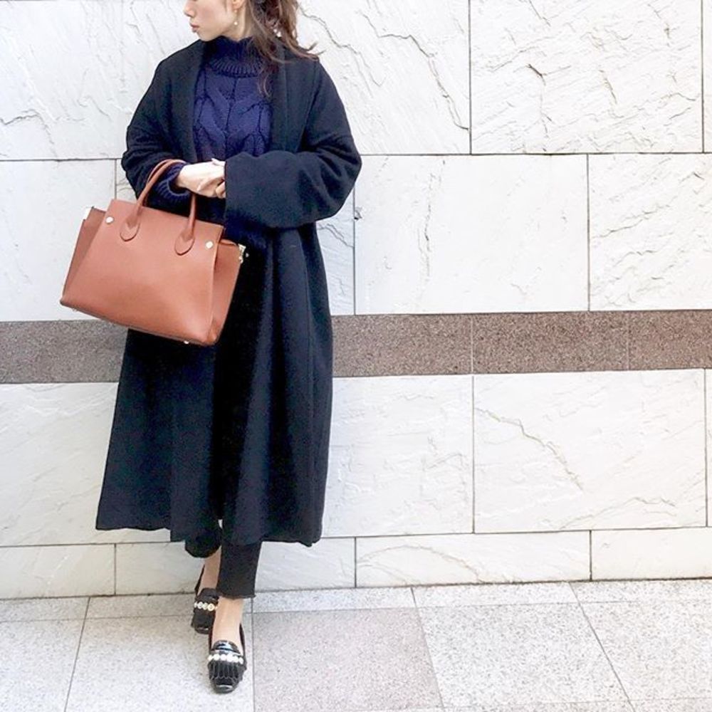 ネイビー ロング ガウンコートのコーディネート一覧 Cbk カブキ