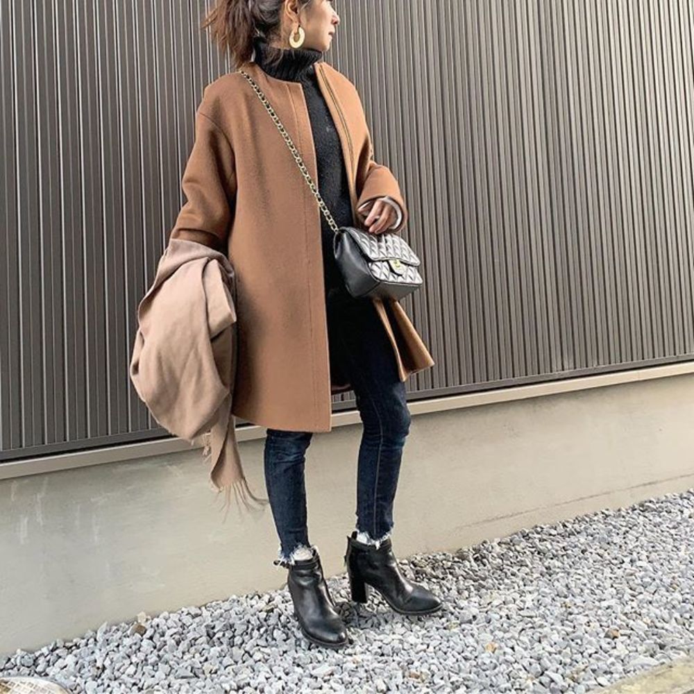 ブラウン コートのコーディネート一覧 Cbk カブキ