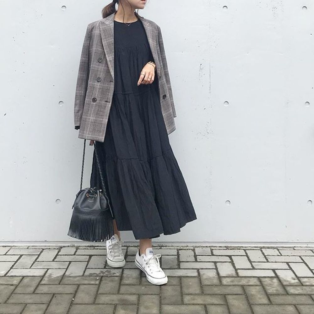 バースデーバッシュ　ツイードジレＭ　ブラック TWEED GILET SETUP BLACK - BIRTHDAY BASH