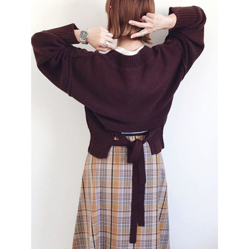 バックリボン ニットのコーディネート一覧 Cbk カブキ