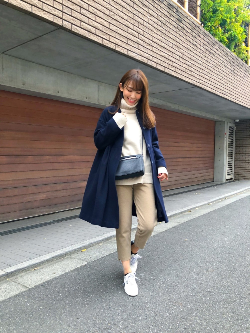 ネイビー ロングコートのコーディネート一覧 Cbk カブキ
