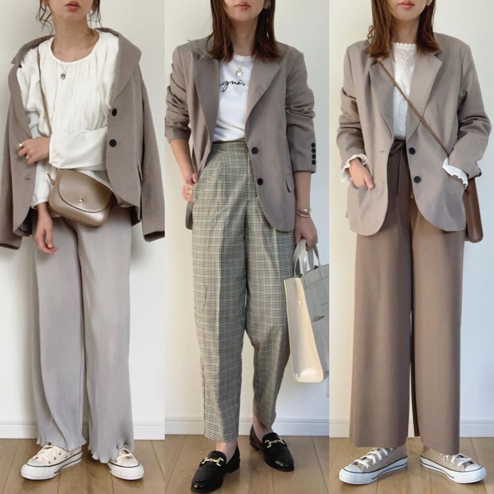 ベージュ テーラードジャケットのコーディネート一覧 Cbk カブキ