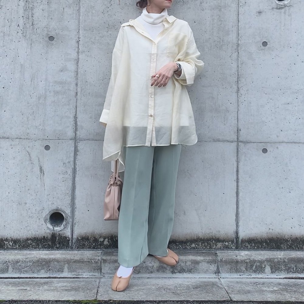 Maison Margiela メゾンマルジェラシアーシャツ シースルー