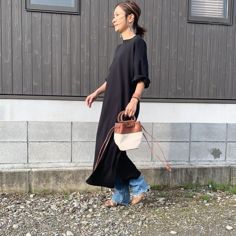 極美品☆スピックアンドスパン T/C タンブラー ロングシャツワンピース 紺色 極美品☆スピックアンドスパン T/C タンブラー ロングシャツ