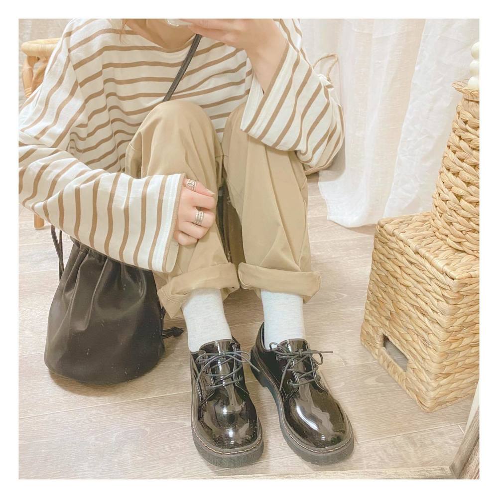 エナメル レースアップシューズのコーディネート一覧 Cbk カブキ