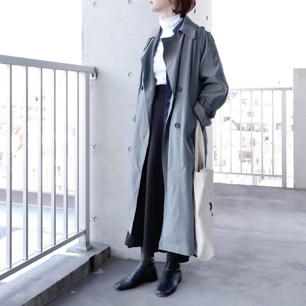 グレー トレンチコートのコーディネート一覧 Cbk カブキ