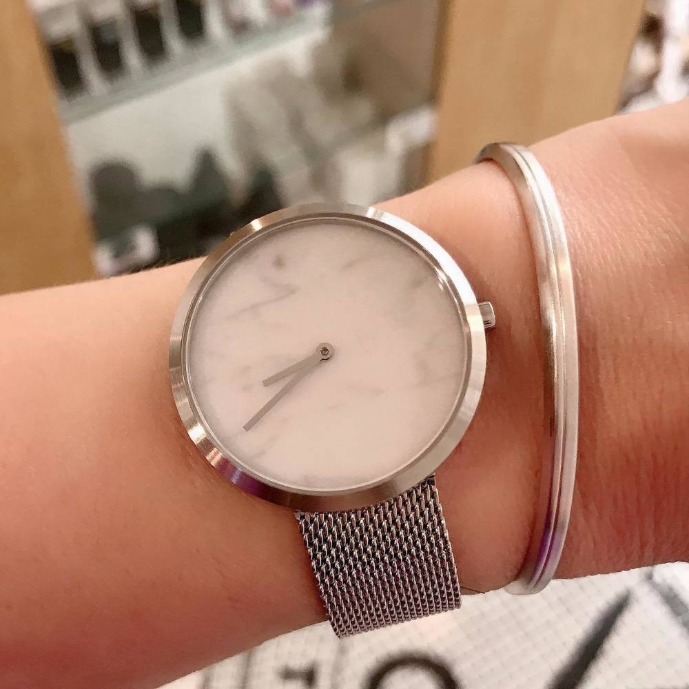 DXM Watch QWERT Lvpaiレディースシンプルクォーツメッシュベルト腕時計 : シルバー Silver Color DXM Watch QWERT Lvpaiレディースシンプルクォーツメッシュベルト腕時計 : シルバー Silver Color
