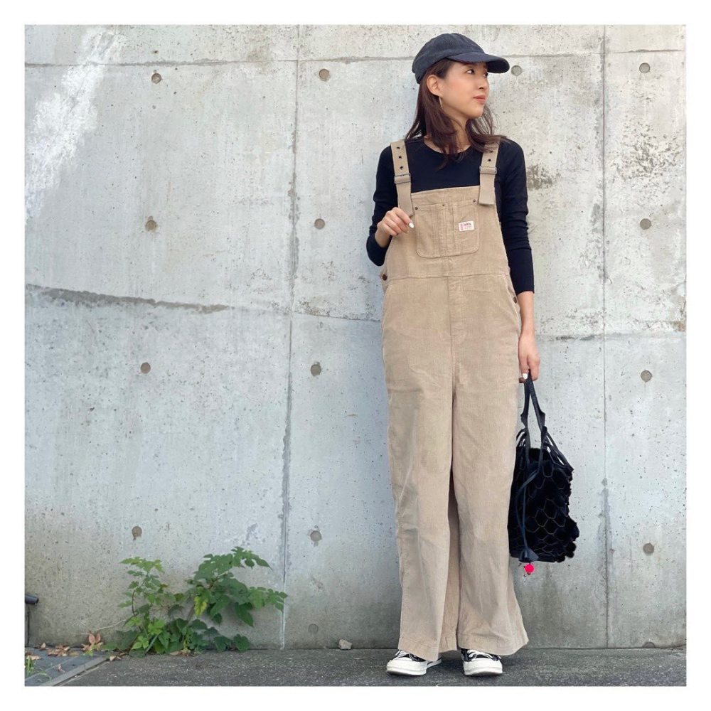 中国素材outersunset オーバーオールcotton linen ベージュM ...