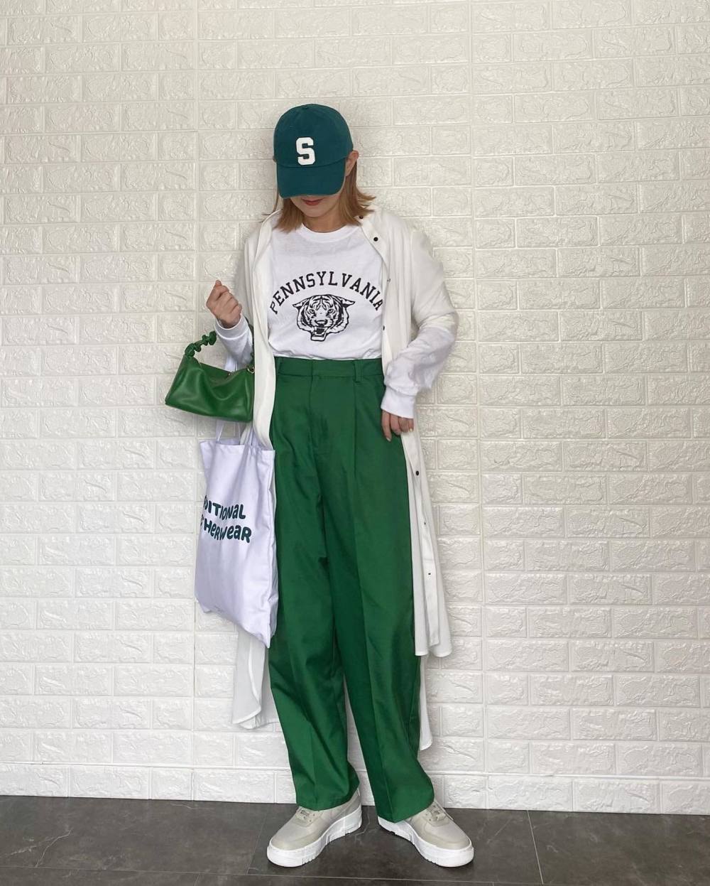 グリーン キャップのコーディネート一覧 Cbk カブキ